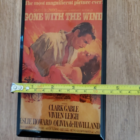Rare Gone With The Wind Music Jewelry Box Plactory 1980 Vintage - Picture 9 of 9